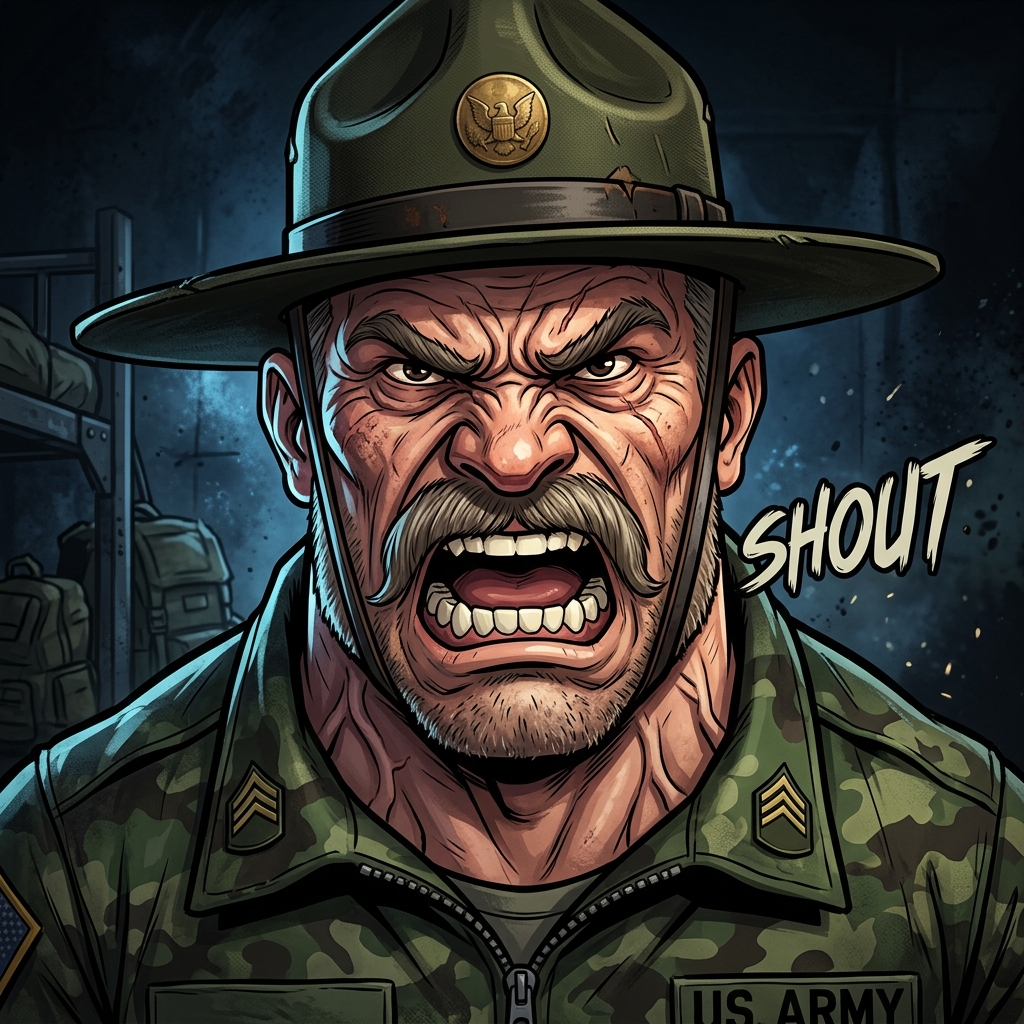Angry Drill Sergeant